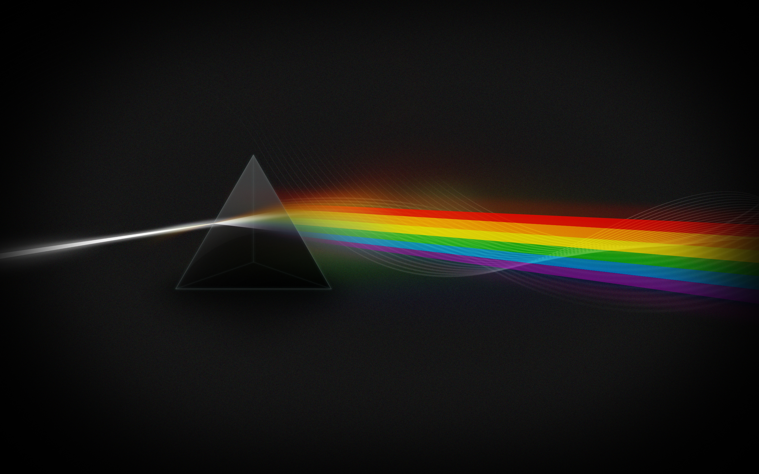 Dark Side Of The Moon Two Colors - HD Wallpaper 