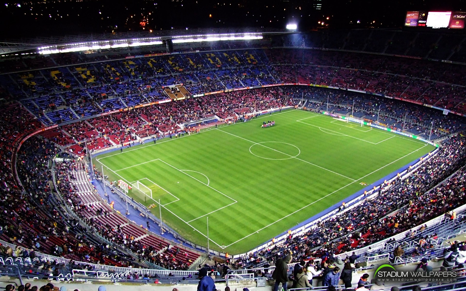 Wallpaper - Camp Nou - HD Wallpaper 