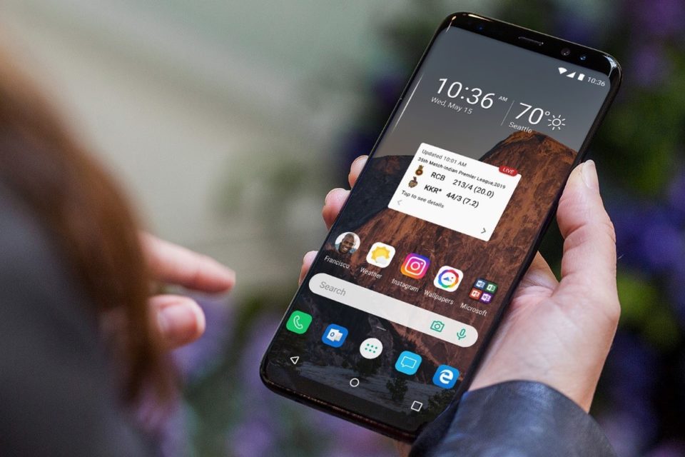 Hand Phone Microsoft Android 2019 - HD Wallpaper 