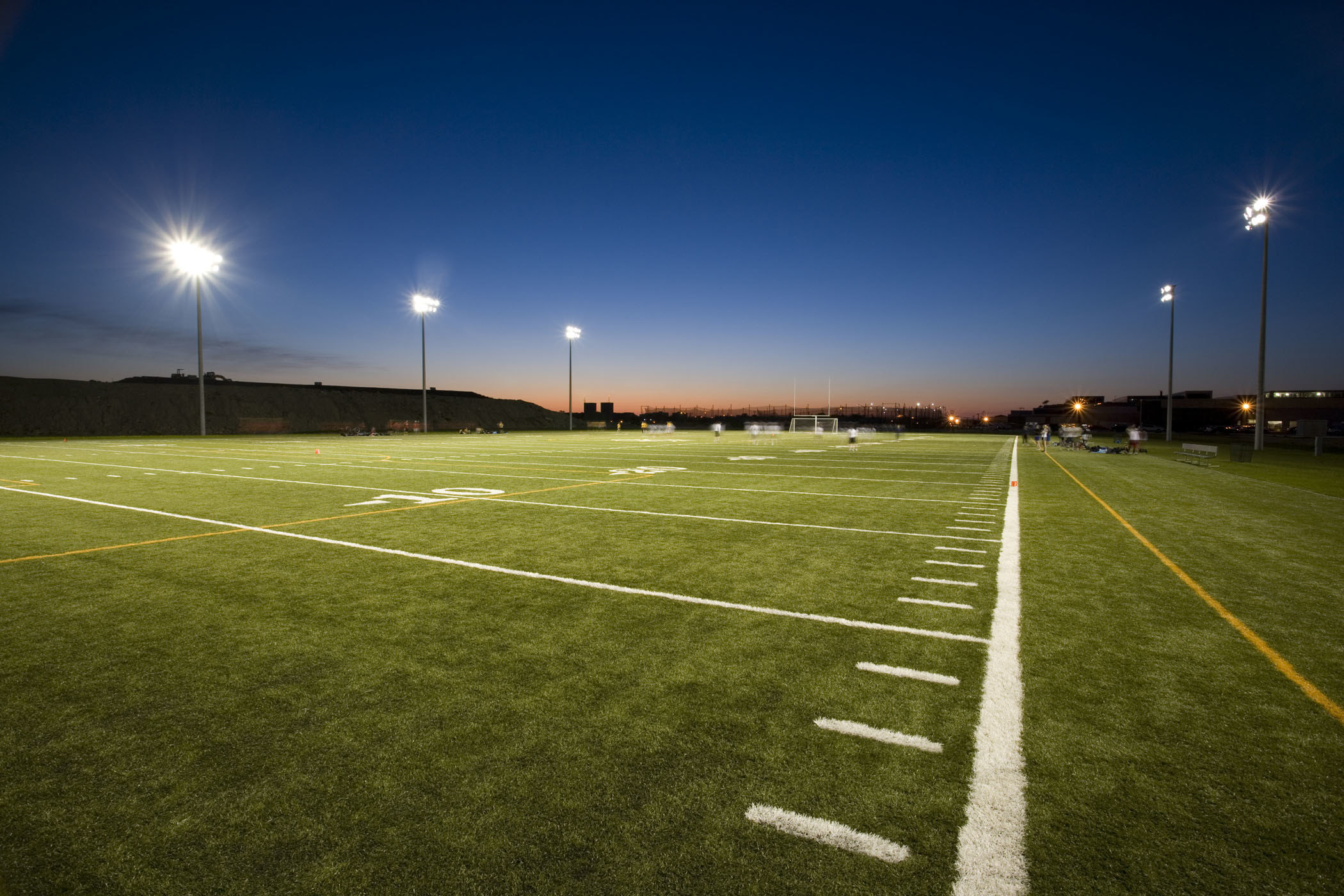 Download High School Football Wallpaper Gallery 
 Data-src - Football Field At Night - HD Wallpaper 