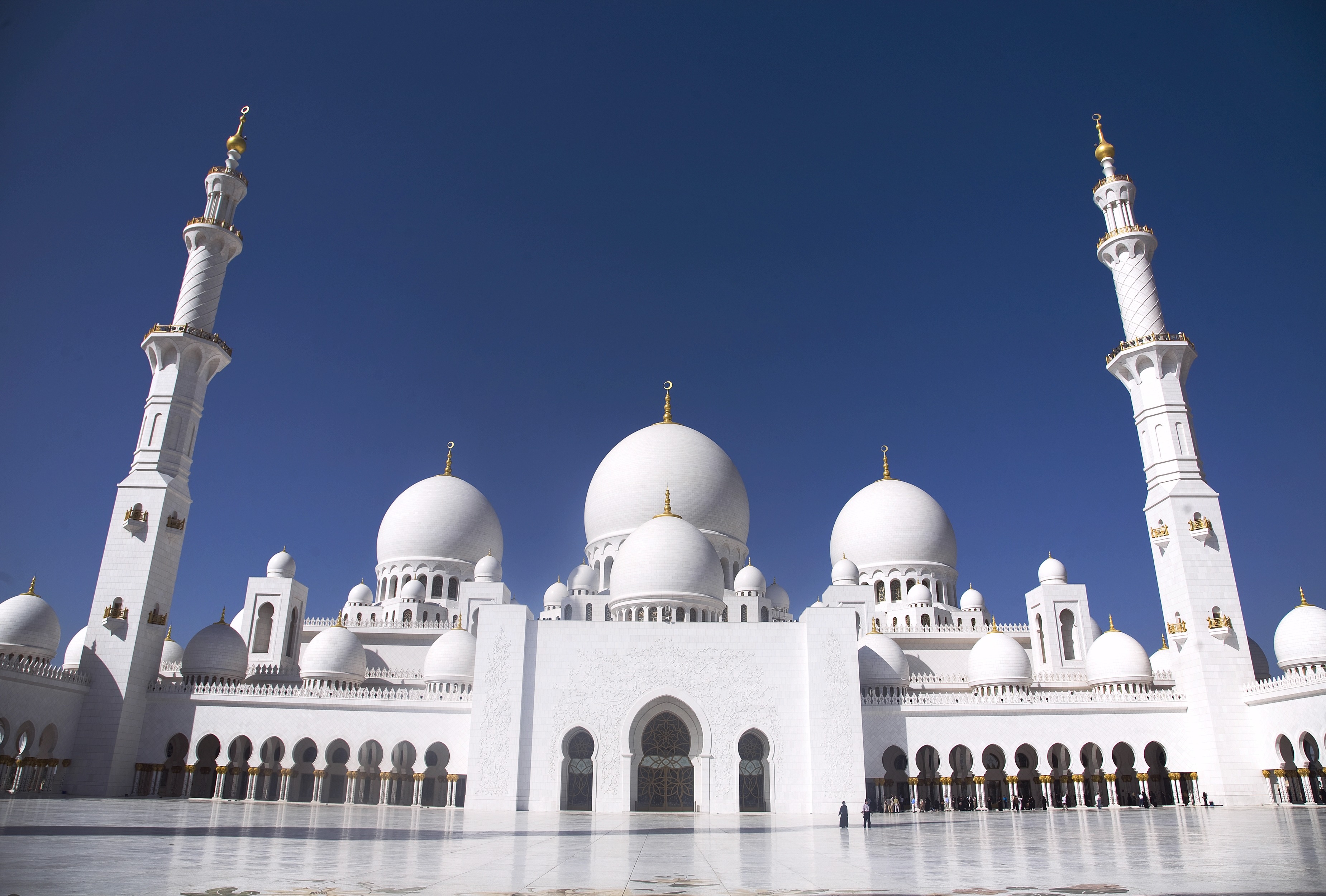 Abu Dhabi Mosque Grand - HD Wallpaper 