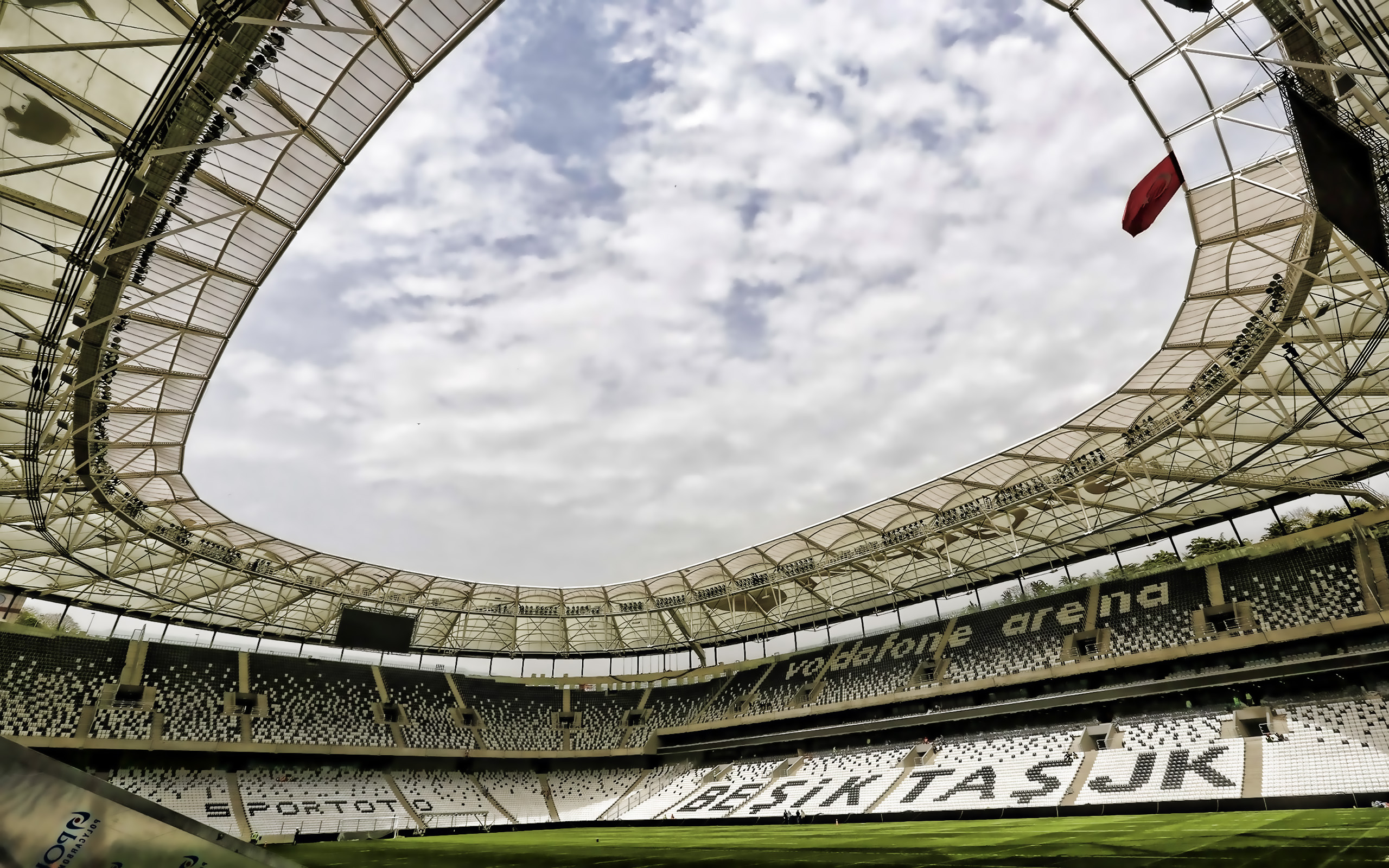 Vodafone Park, Inside View, Football Field, Turkish - Vodafone Park Wallpaper 2019 - HD Wallpaper 