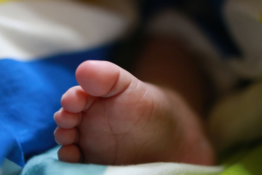 Baby, Feet, Newborn, Child, The Baby S Legs, Small, - Woman Gives Birth To Boy With 2 Heads 3 Hands In Madhya - HD Wallpaper 