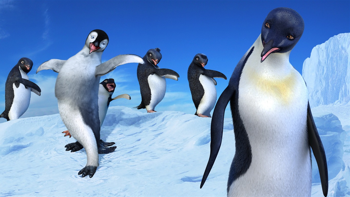 Happy Feet Hd Movie Wallpaper - Mumble Adults Happy Feet - HD Wallpaper 