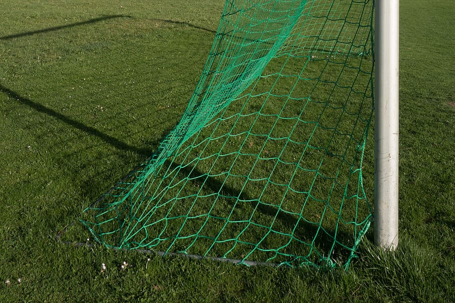 Football, Sports Ground, Football Pitch, Rush, Ball - Soccer Goals Box Net - HD Wallpaper 