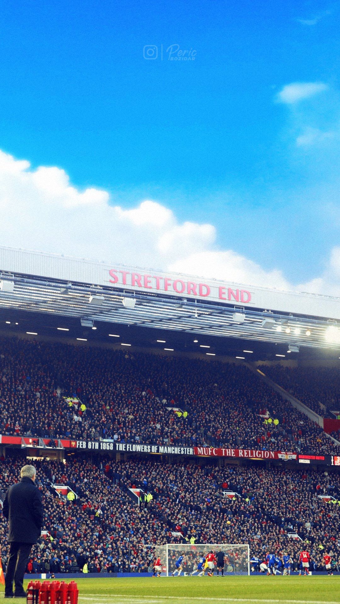 Old Trafford Wallpaper Iphone - HD Wallpaper 