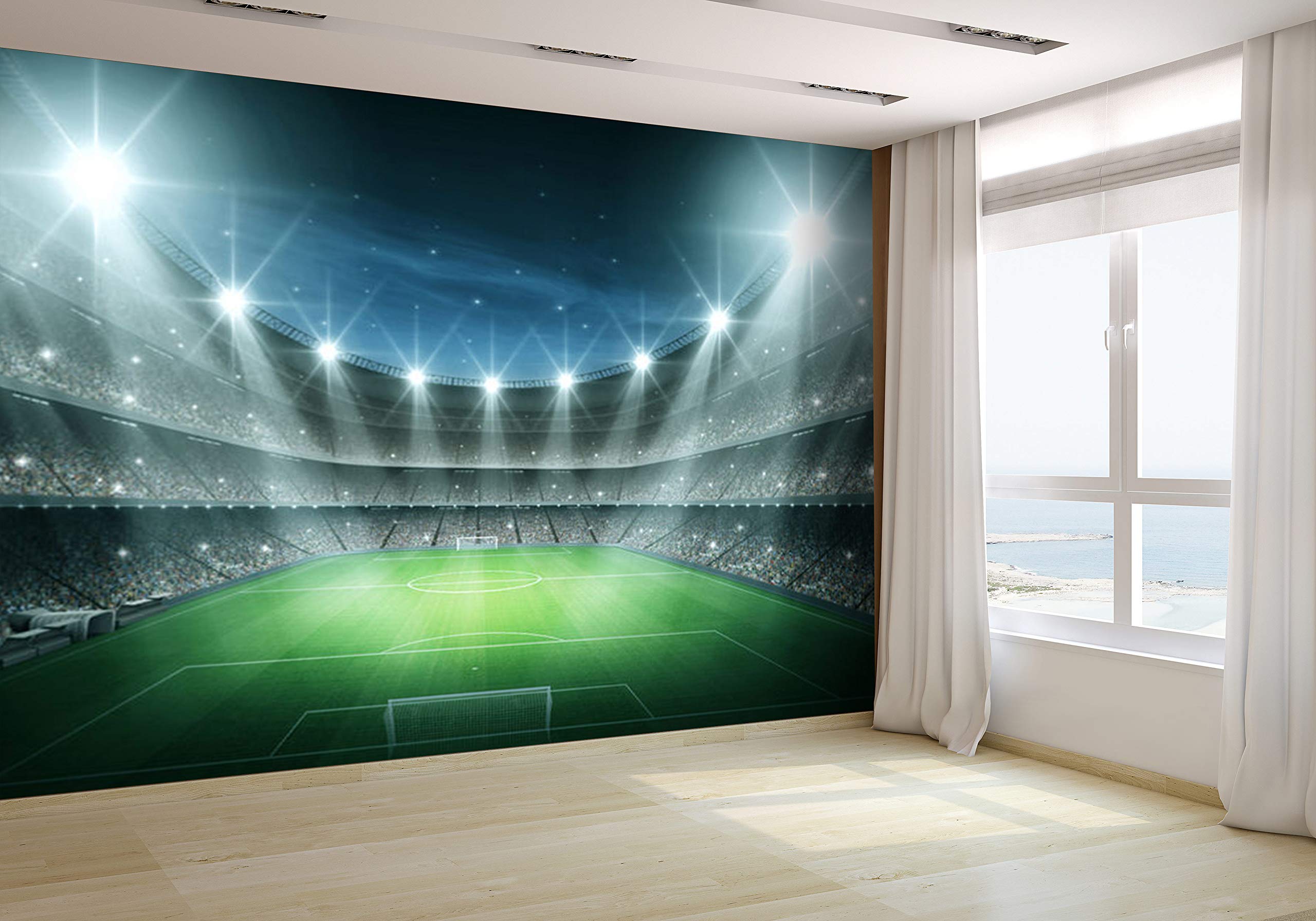 Football Stadium Wall Sticker - HD Wallpaper 