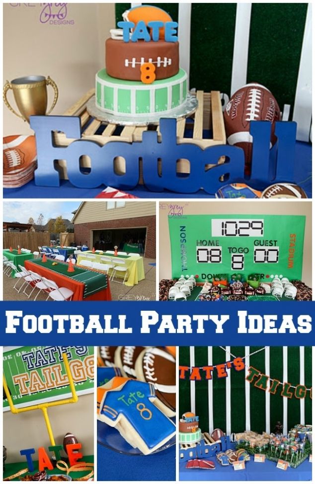 Football Themed Boy - Boys Football Themed Birthday Party - HD Wallpaper 