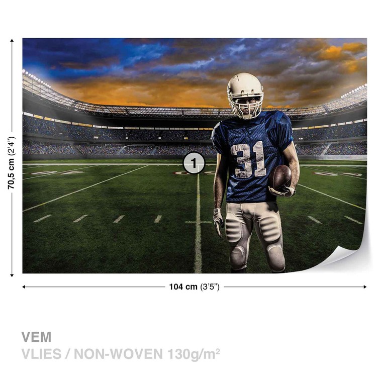 American Football Stadium Wallpaper Mural - Mural Wallpaper American Football - HD Wallpaper 