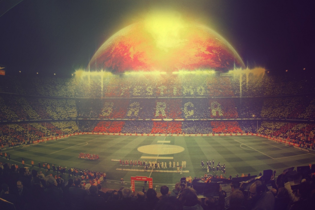 Spain Football Ground - Fc Barcelona Wallpaper Mac - HD Wallpaper 