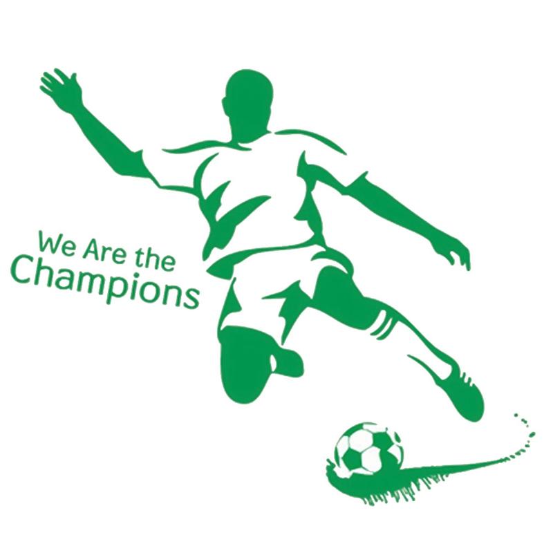 Bzy Football And Famous Soccer Players Wall Stickers - HD Wallpaper 