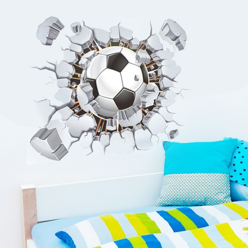 Soccer Decorated Boys Rooms - HD Wallpaper 