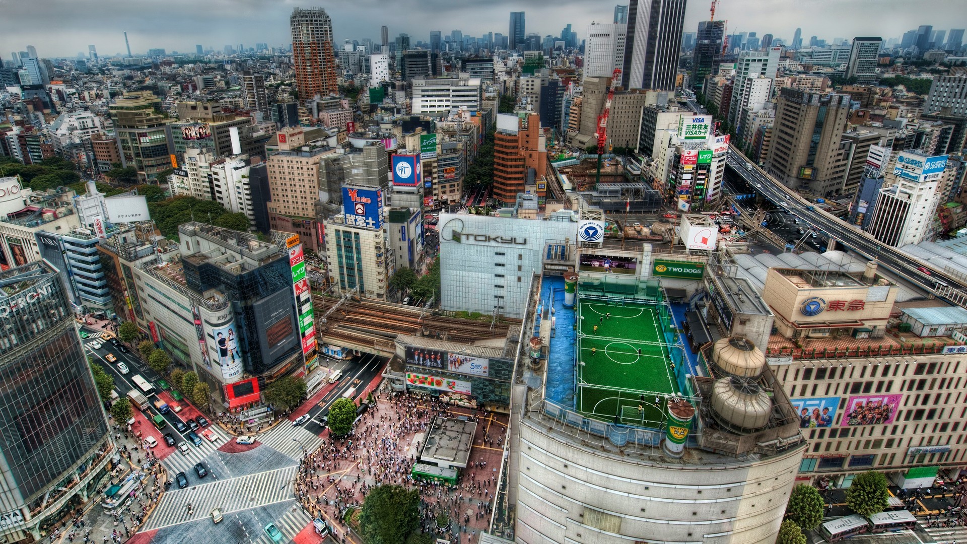Japan Rooftops - HD Wallpaper 