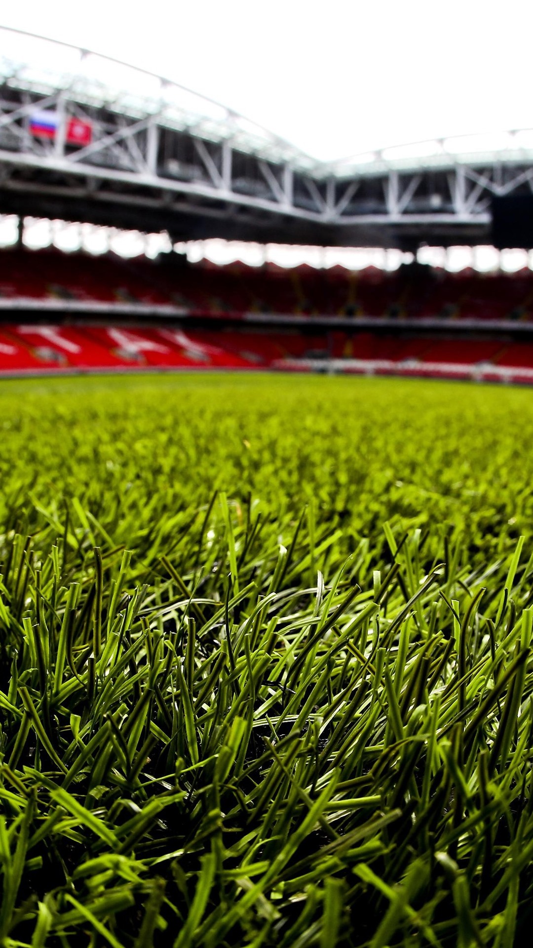 Iphone Wallpaper Green Grass, Football Stadium - Обои На Айфон Футбол - HD Wallpaper 