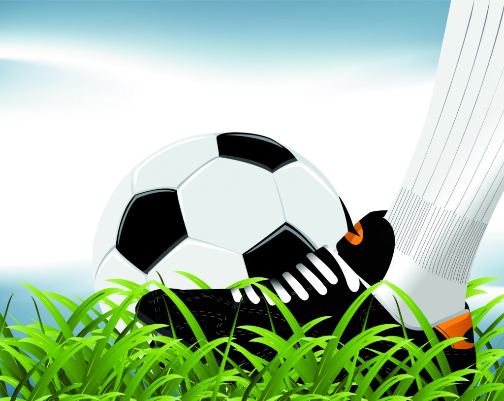 18 Football Vector Graphics Images - Football Vector - HD Wallpaper 