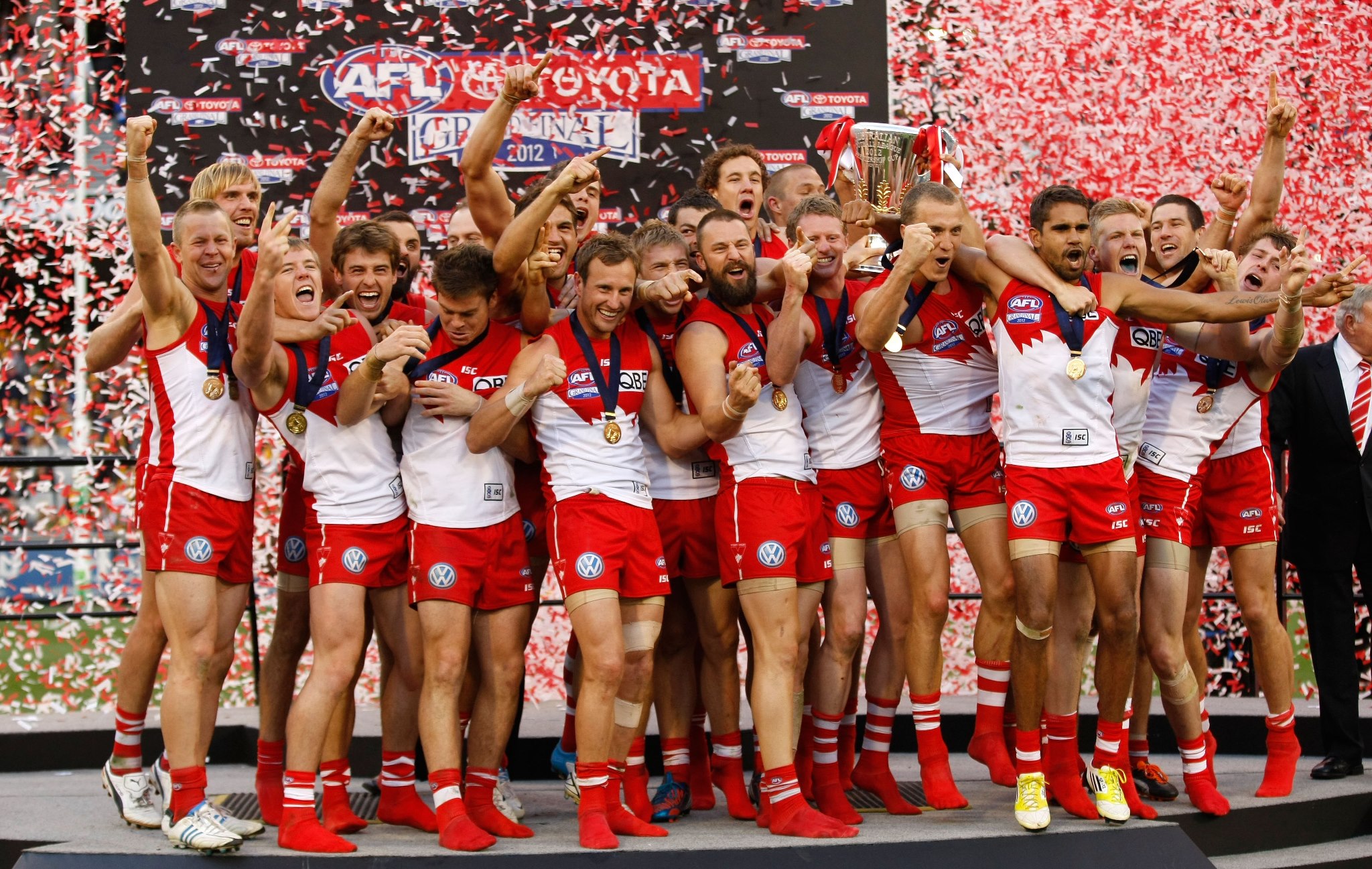Sydney Swans Backgrounds On Wallpapers Vista - Sydney Swans 2012 Grand Final - HD Wallpaper 