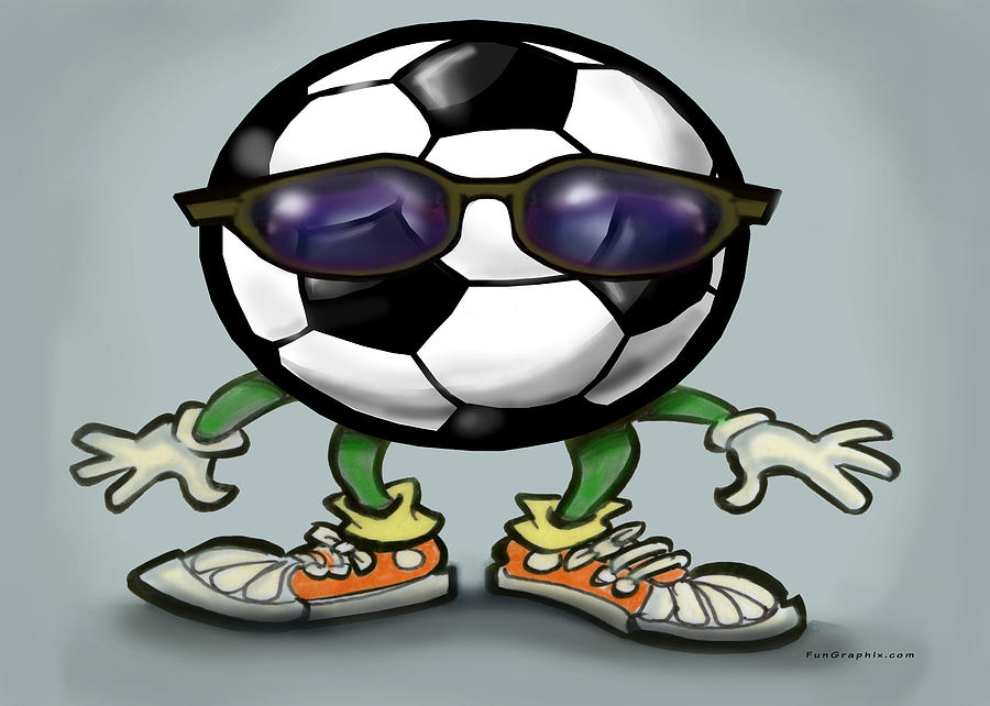 Soccer Cool Drawn - HD Wallpaper 