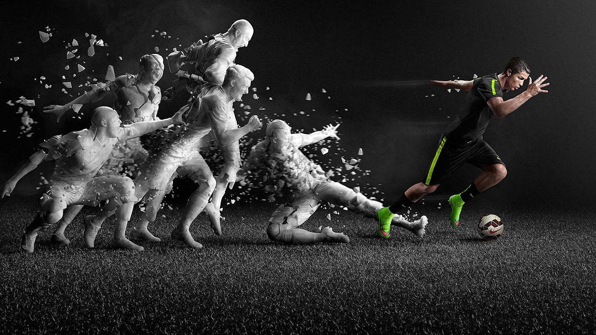Cristiano Ronaldo Nike Mercurial Superfly Electric - Background Cristiano Ronaldo - HD Wallpaper 