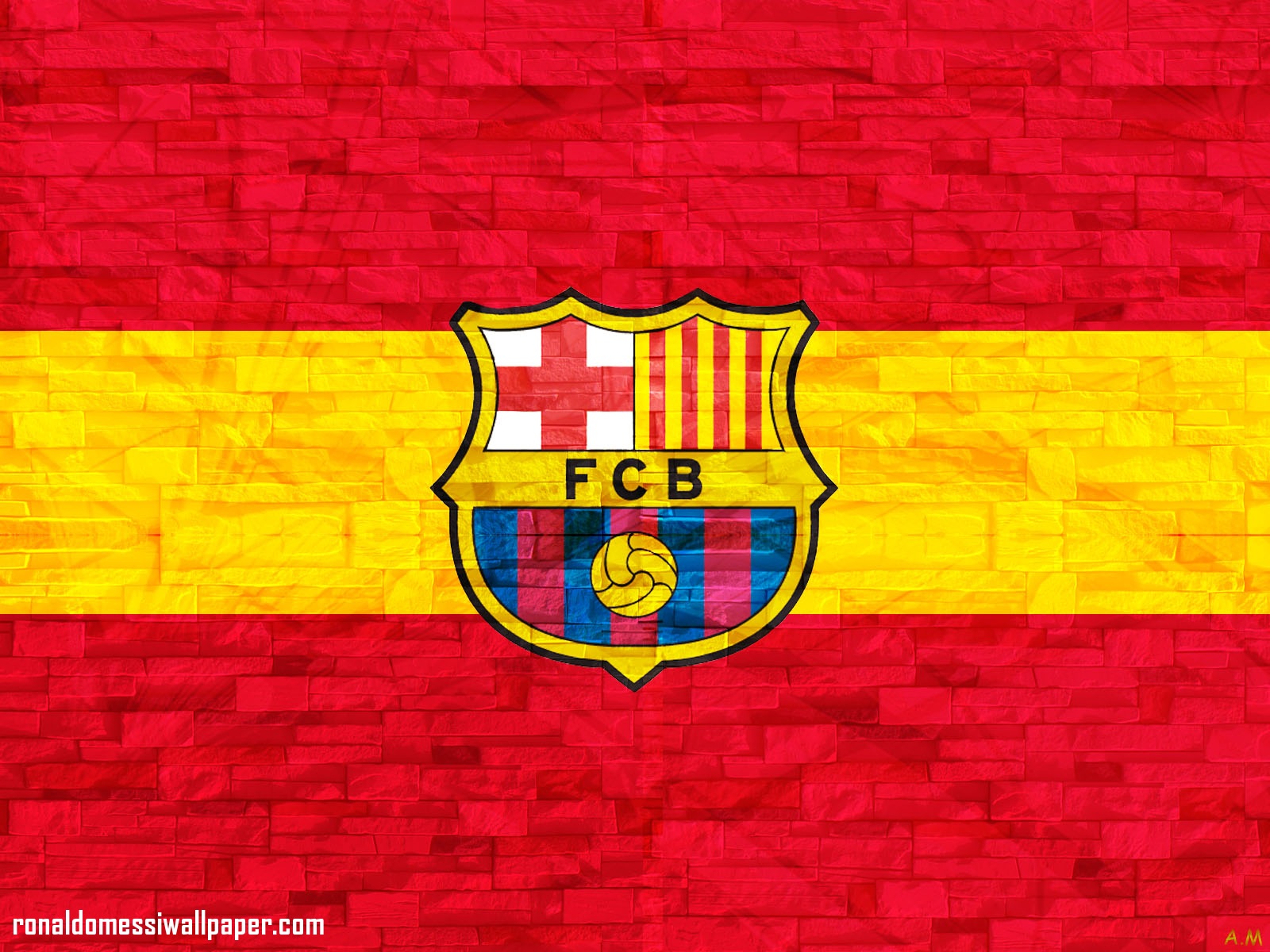 Fc Barcelona Wallpaper Hd Soccer Desktop Hd Wallpapers - Fc Barcelona Spain Flag - HD Wallpaper 