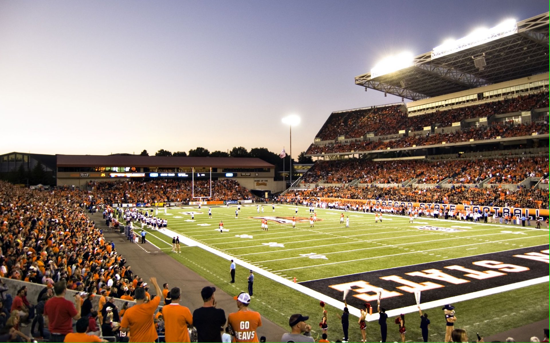 Oregon State Football Stadium - HD Wallpaper 