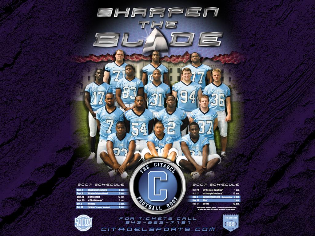 Desktop Wallpaper Now Available For The Citadel Football - Poster - HD Wallpaper 