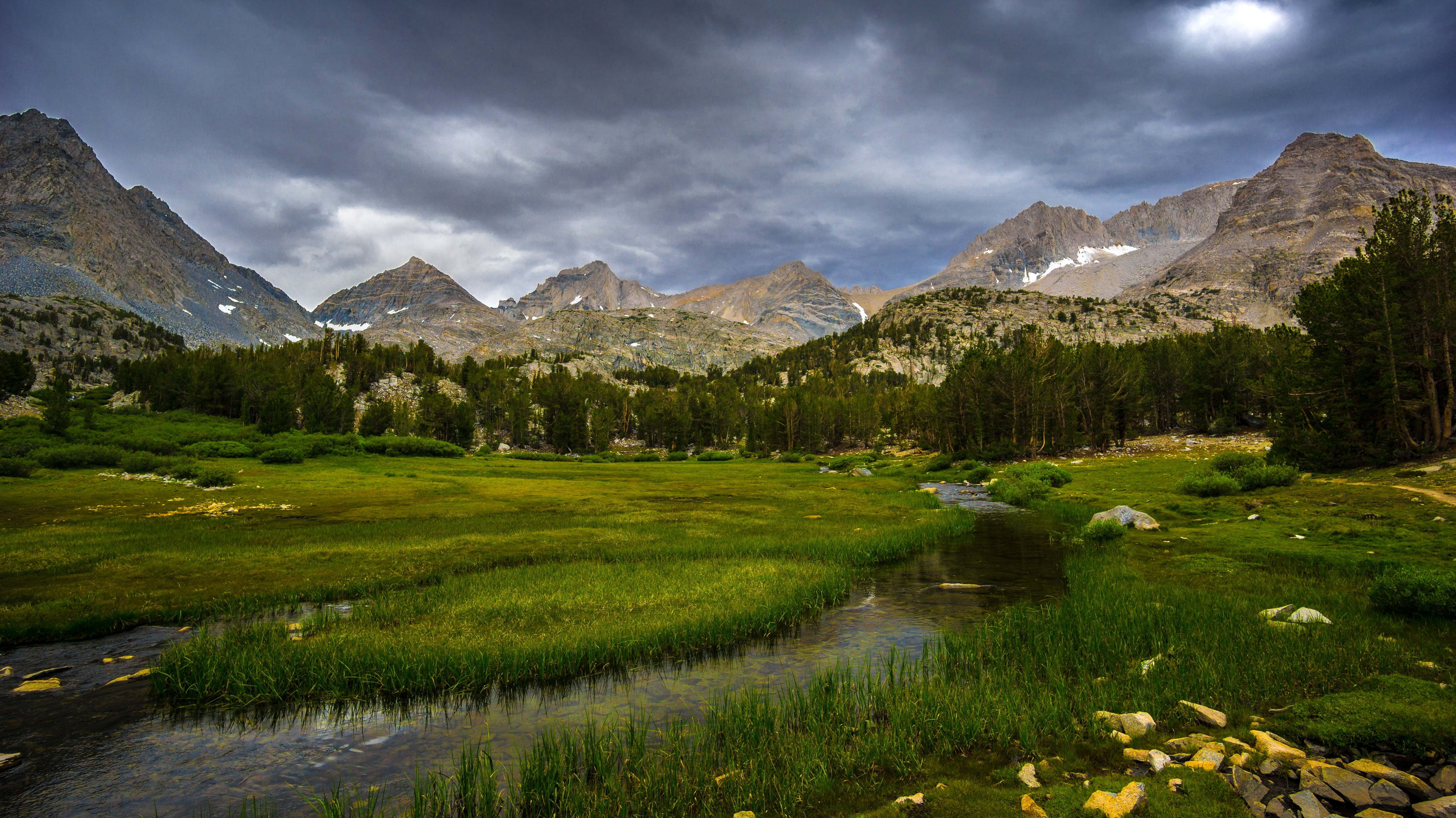Chicken Foot Lake Inyo National Forest California United - Stormy Meadow - HD Wallpaper 