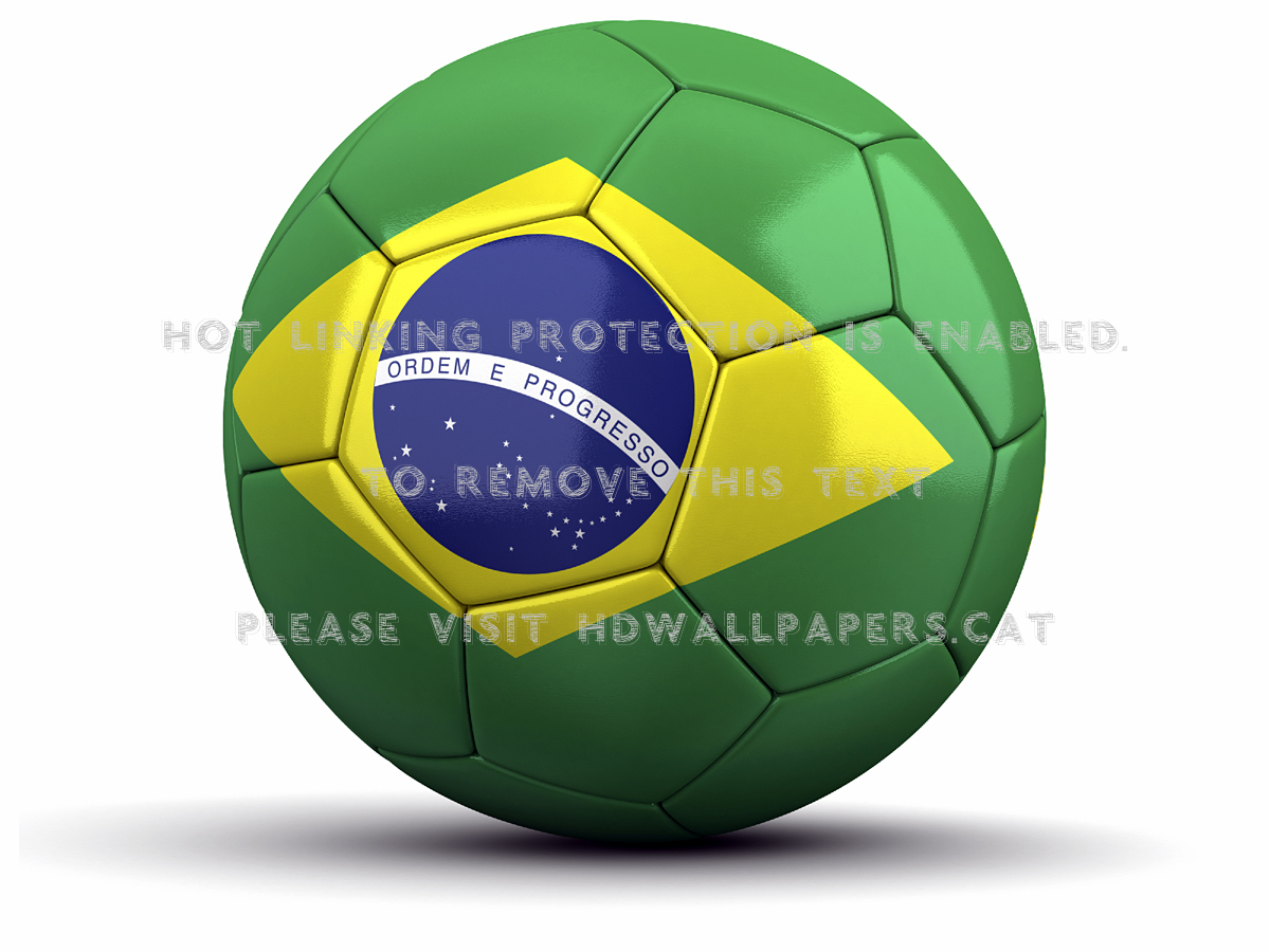 Futebol Brasil Bola Bandeira Sports Soccer - Brazil Football Logo Hd - HD Wallpaper 