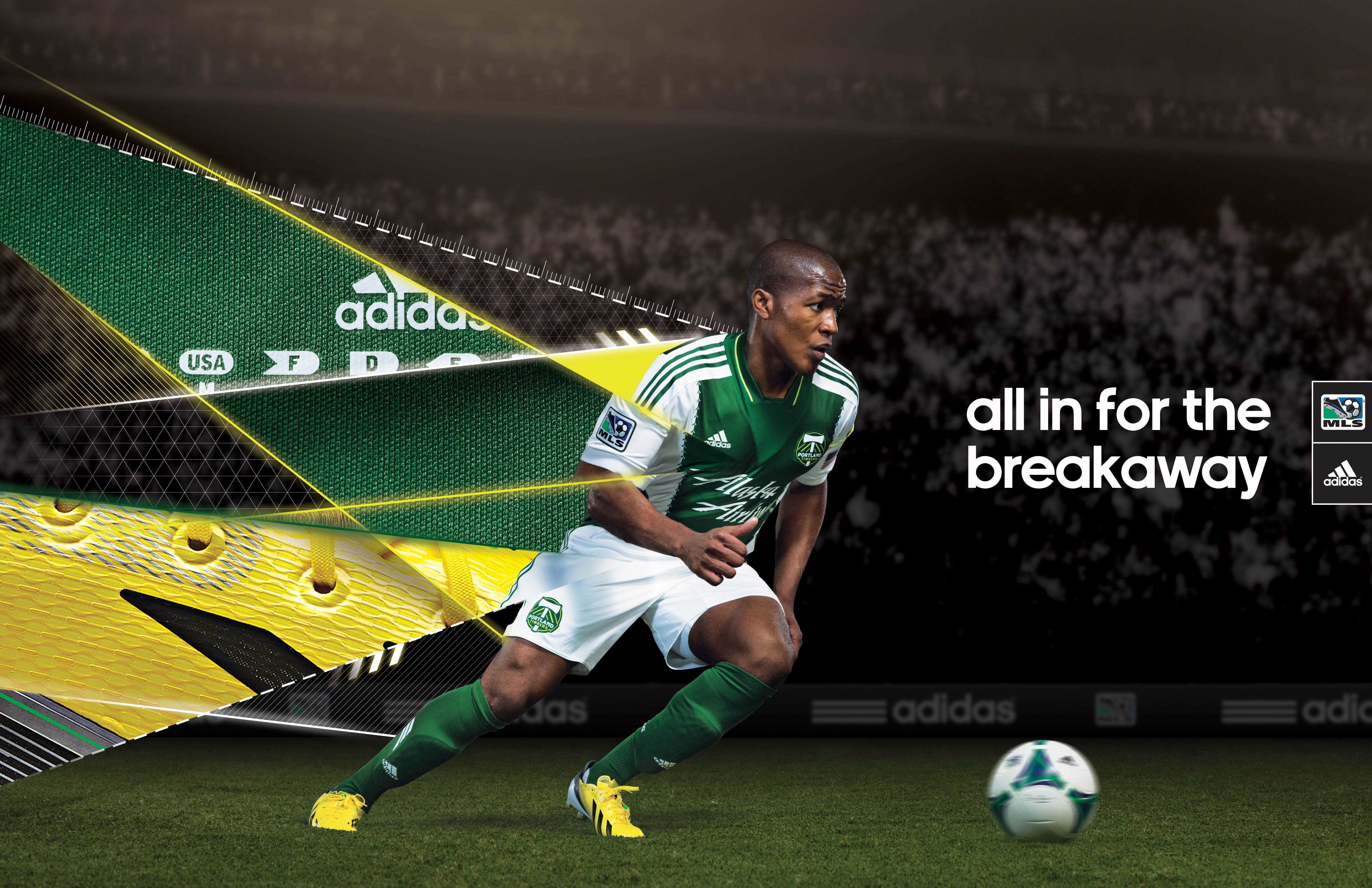 Adidas Soccer Print Ad - HD Wallpaper 