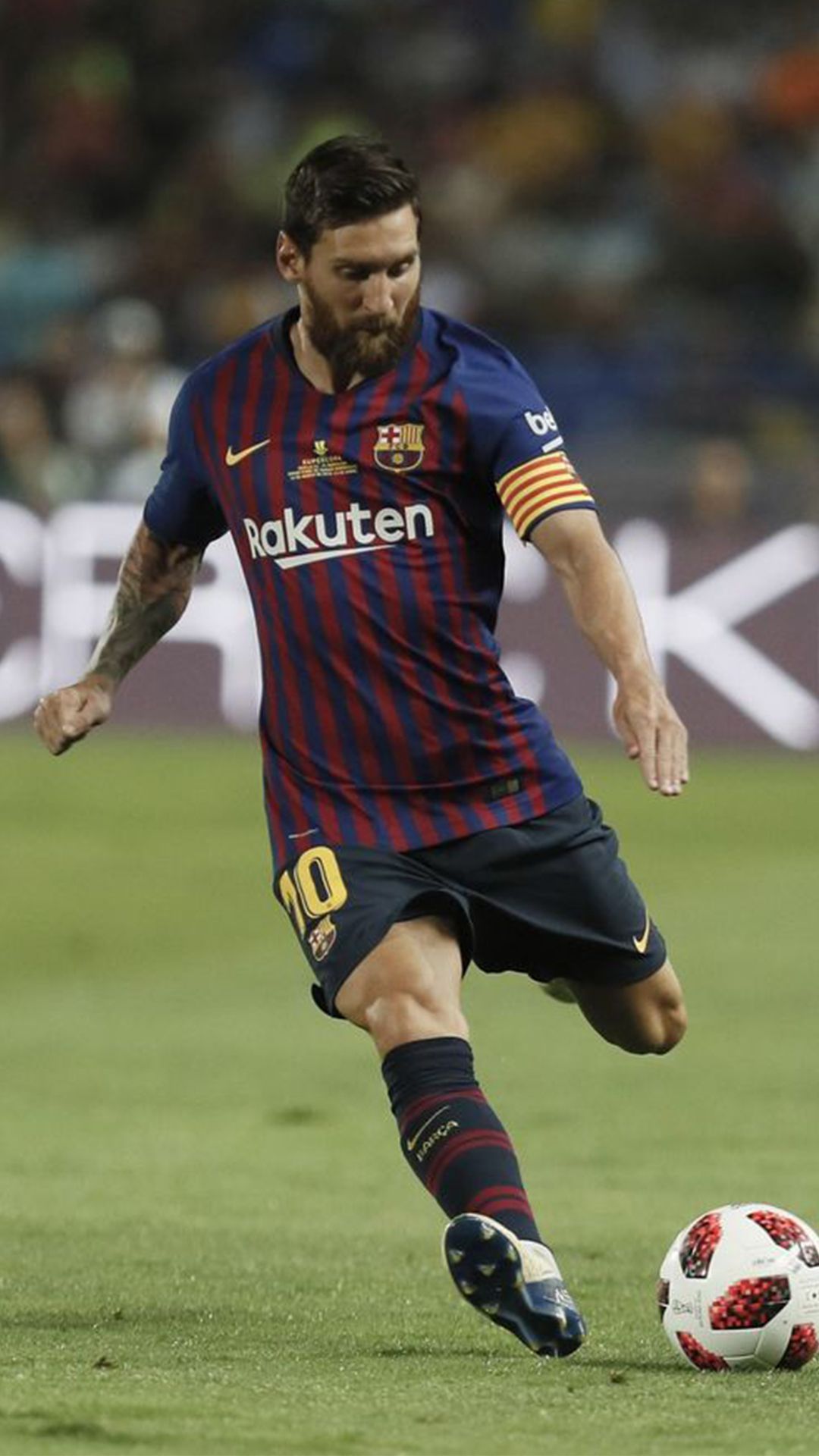 Messi In Match Villarreal 2018 - HD Wallpaper 