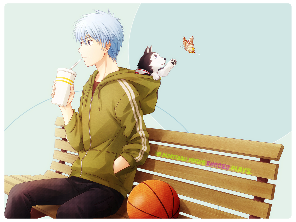Anime Man With Dog - HD Wallpaper 