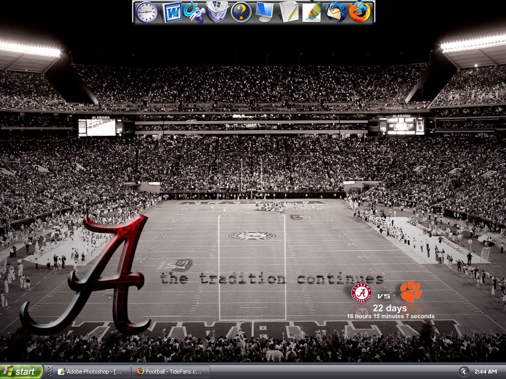 2016 Alabama Football Wallpaper - Alabama Crimson Tide Football - HD Wallpaper 