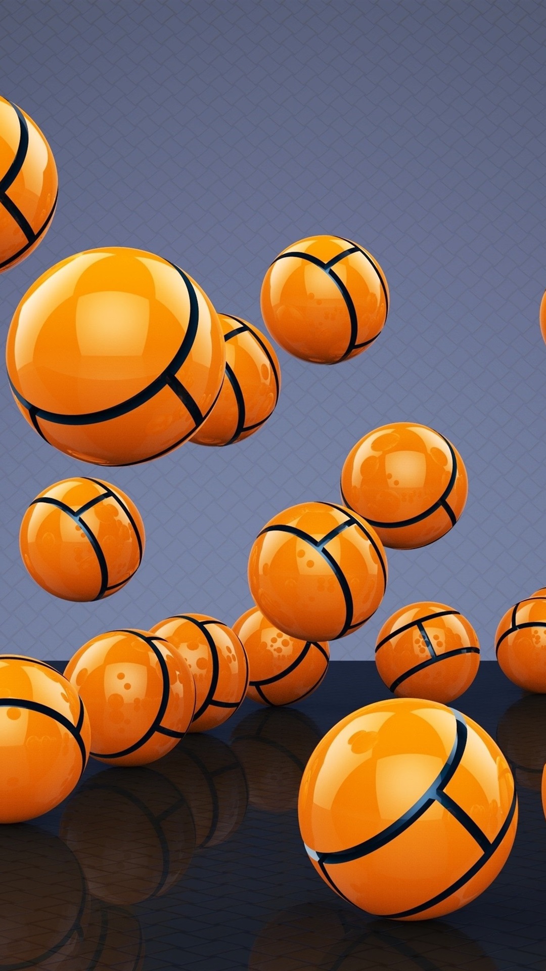 Iphone Wallpaper Many 3d Yellow Balls - Wallpaper - HD Wallpaper 