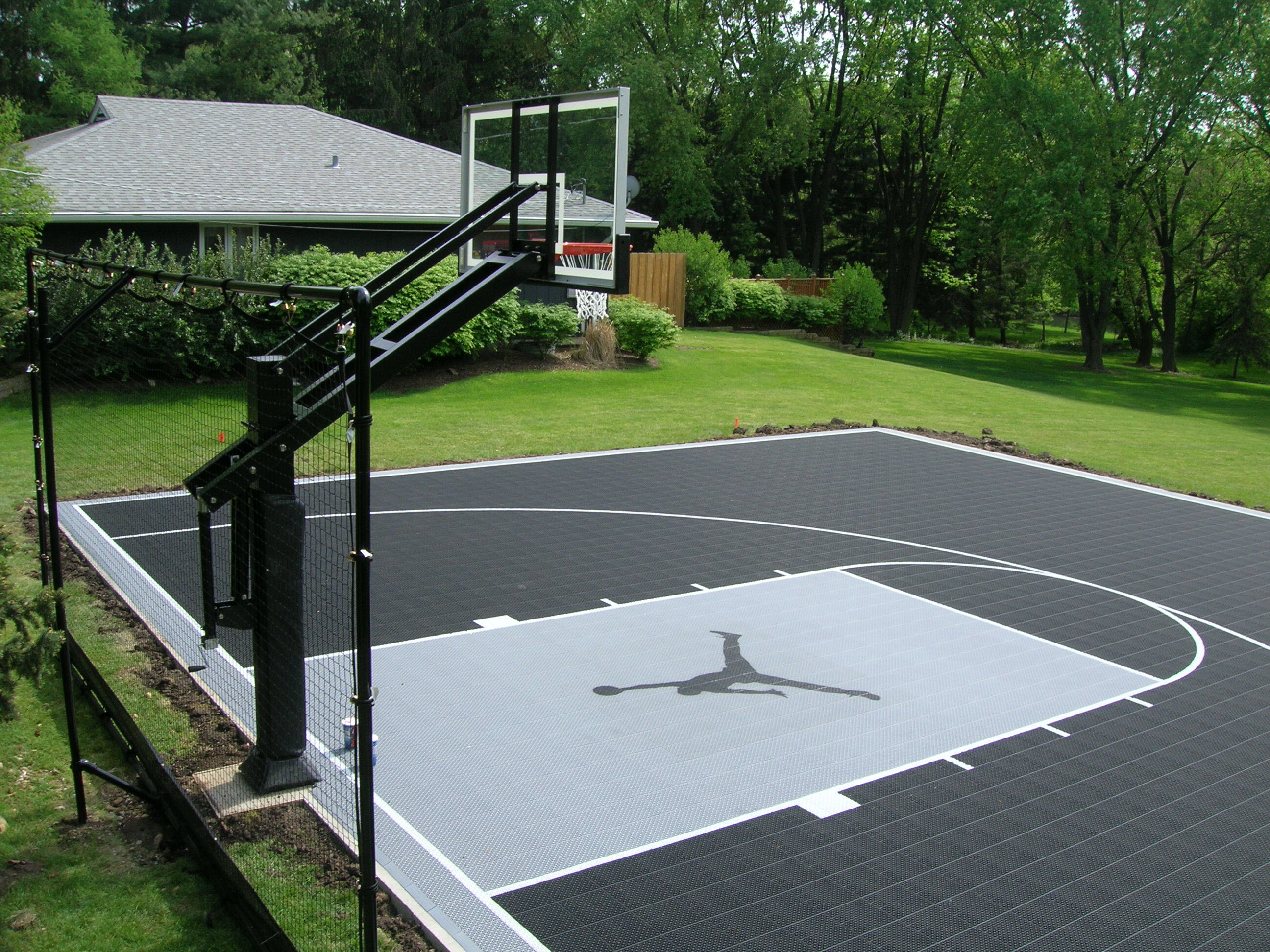 Basketball Court Wallpaper - HD Wallpaper 