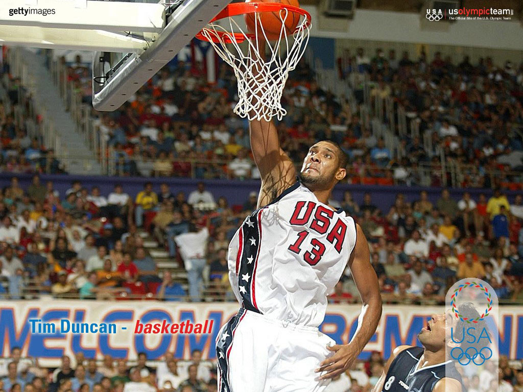 Usa 13 Tim Duncan - HD Wallpaper 