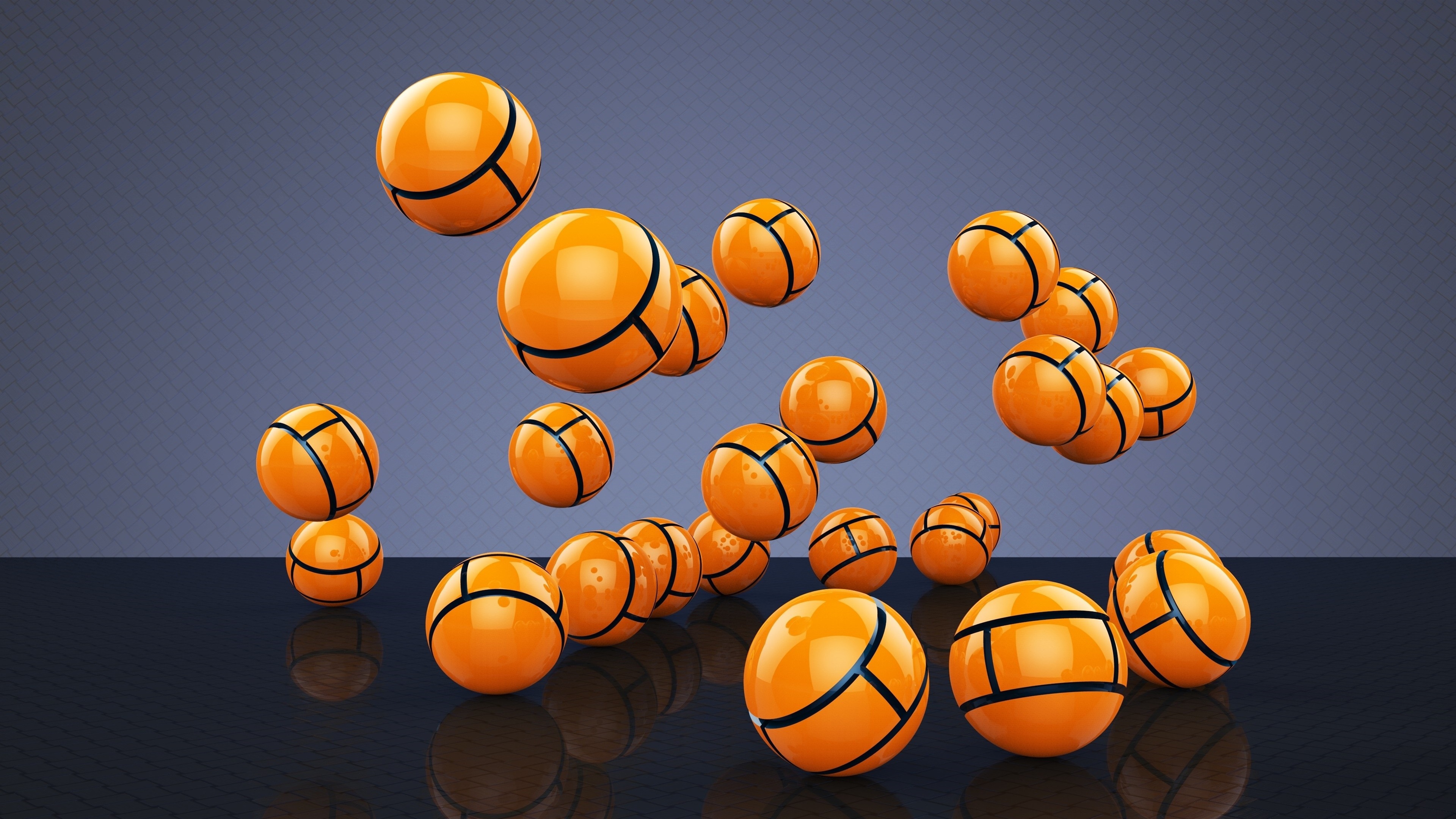 Wallpaper Many 3d Yellow Balls - Wallpaper - HD Wallpaper 