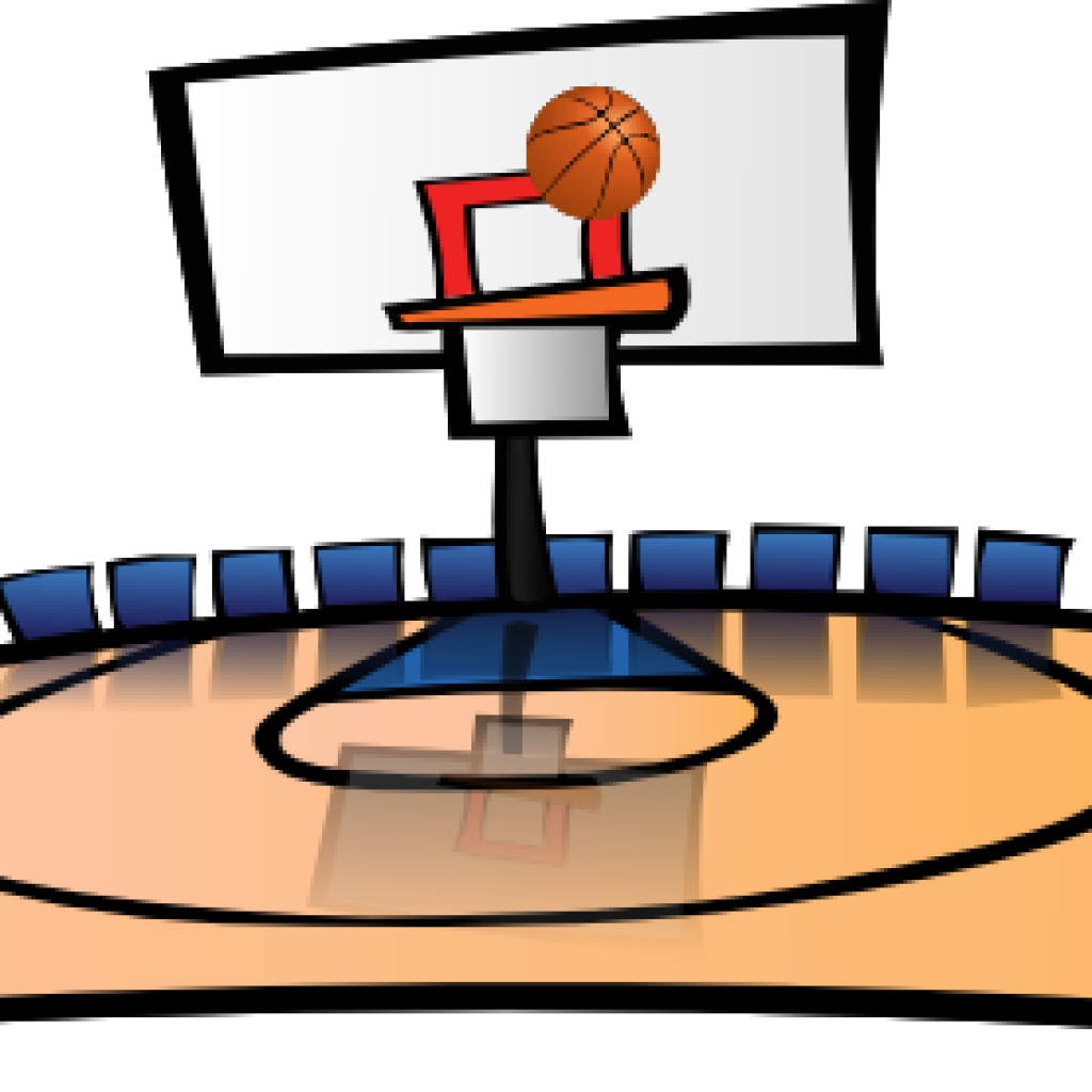 Images Basketball Court Clipart Clip Transparent Basketball - Basket Ball Court Clipart - HD Wallpaper 