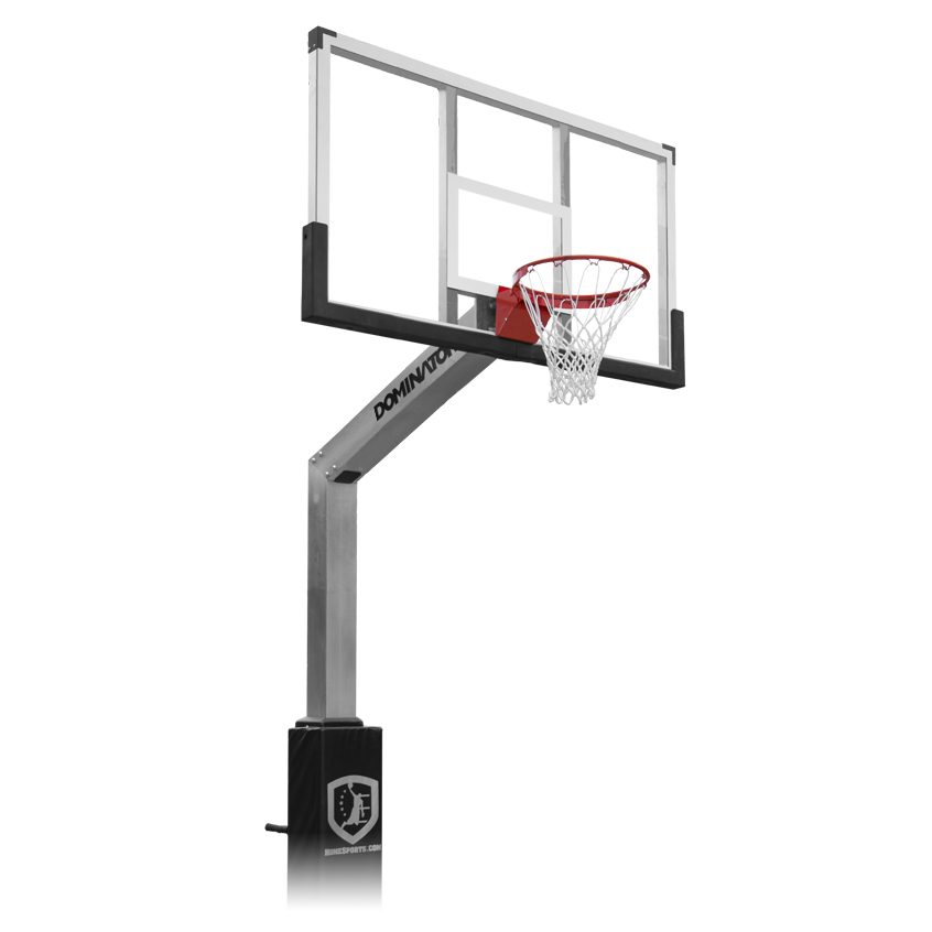 Black And White Basketball Hoop Clipart Graphic Free - Basketball Hoop Transparent Background - HD Wallpaper 