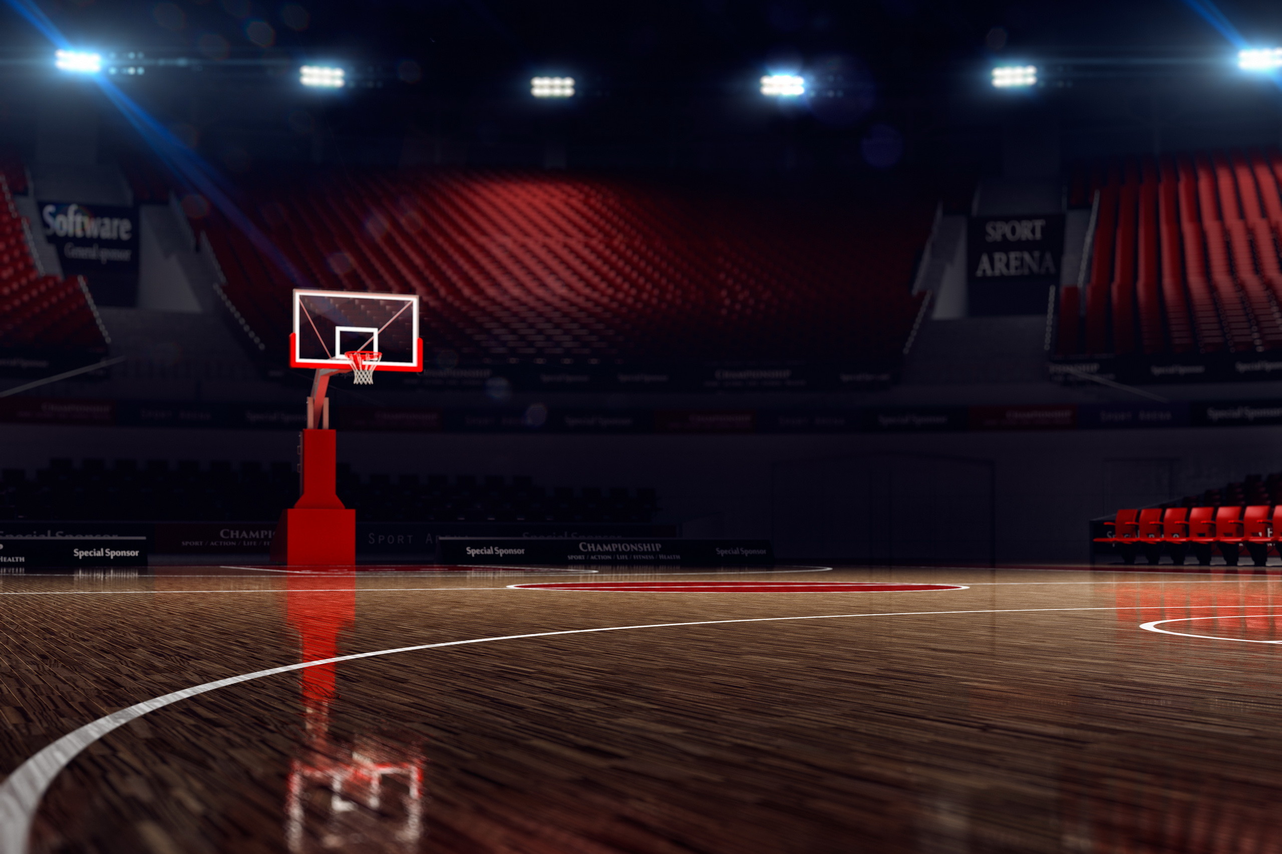 Basketball Wallpaper 
 Data Src Free Basketball Court - Basketball Court Background Hd - HD Wallpaper 