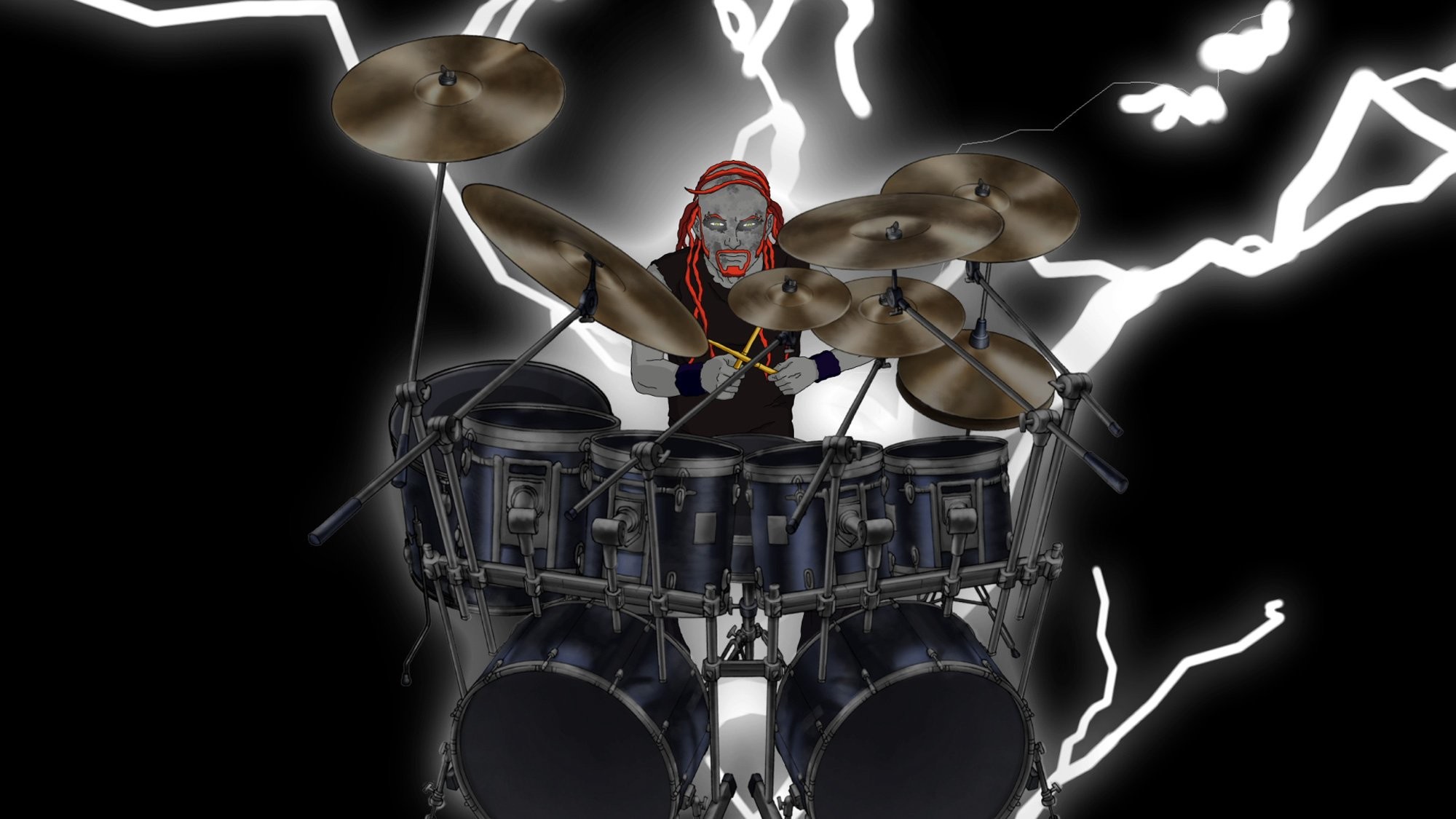 Explore Heavy Metal Music, Metalocalypse, And More - Heavy Metal Drum Wallpaper Hd - HD Wallpaper 