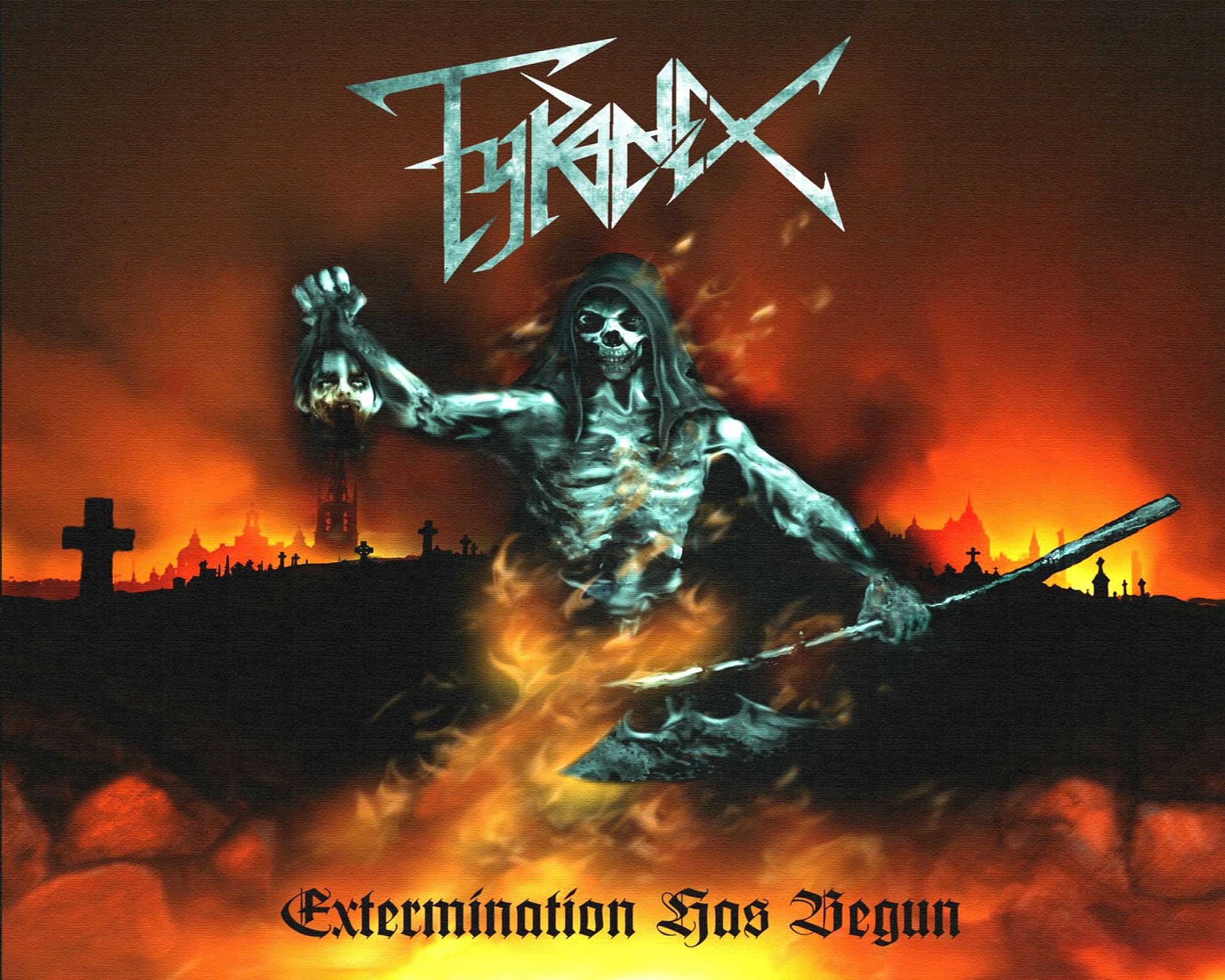 1920x1536, Heat, Fire, Demon, Thrash Metal, Graphics - Tyranex Extermination Has Begun - HD Wallpaper 