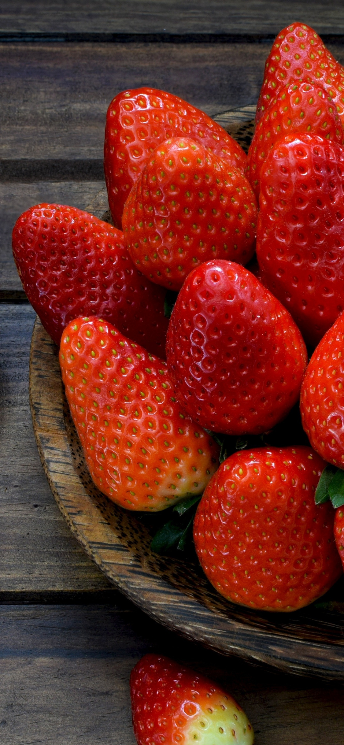 Fruits, Basket, Fresh, Strawberries, Wallpaper - Strawberry Wallpaper For Iphone - HD Wallpaper 