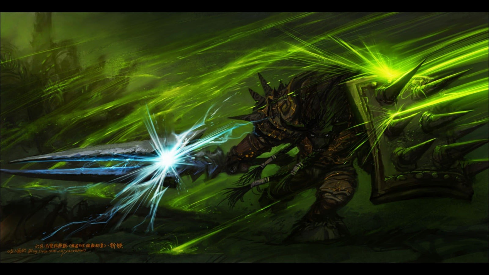 Tauren Warrior Thunderfury Art - HD Wallpaper 