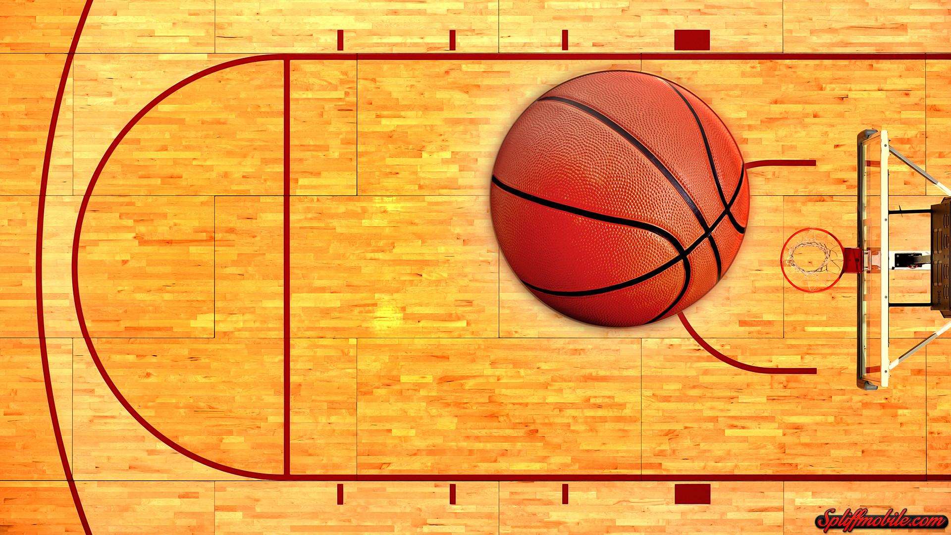 Basketball Court Clipart Background - HD Wallpaper 