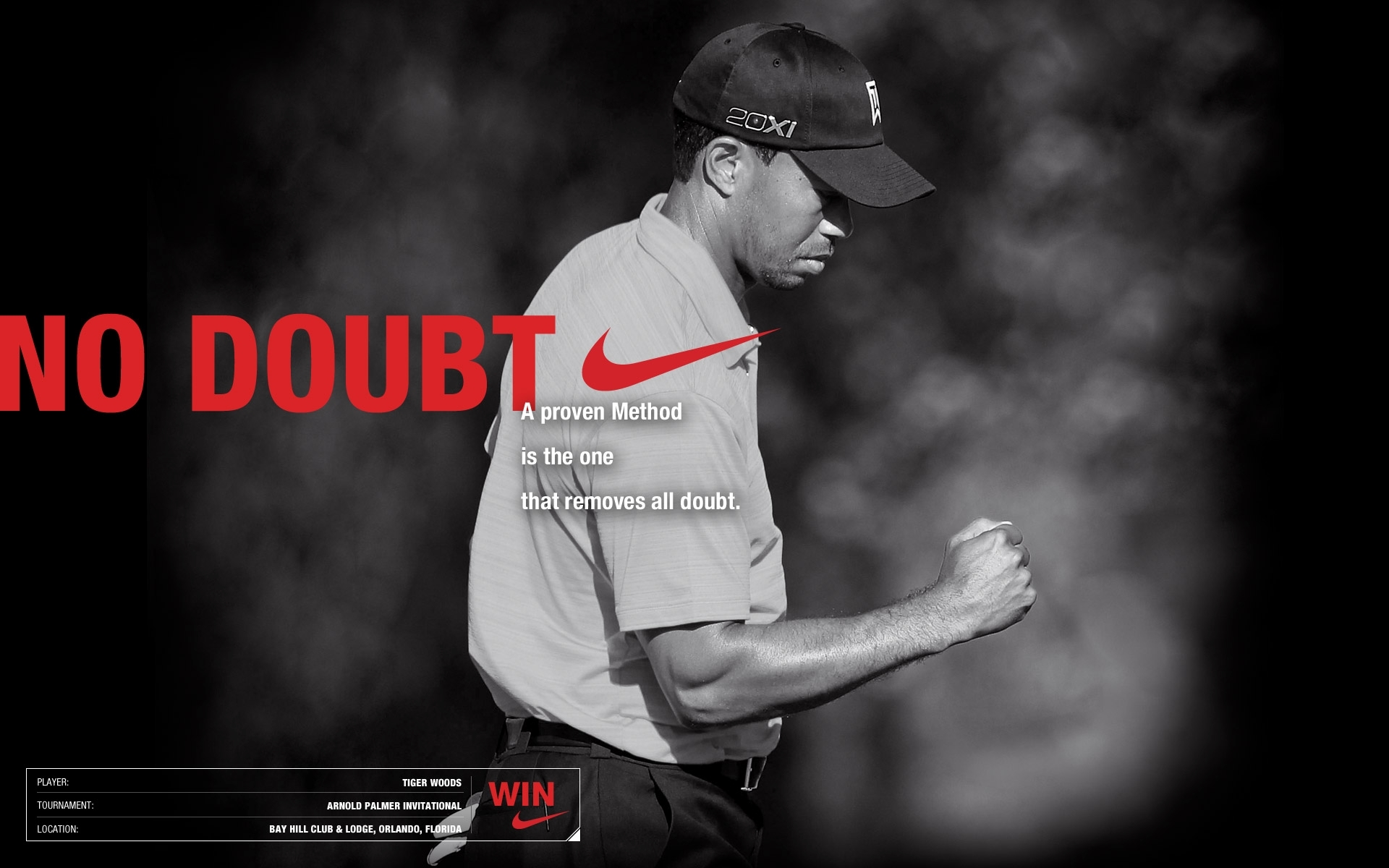 Nike Wallpaper Tiger Woods - HD Wallpaper 