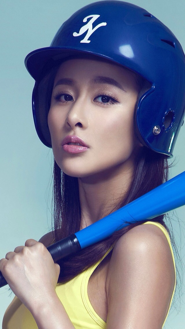 Baseball Girl Iphone Wallpaper - Iphone 4 Wallpapers Sport Girl - HD Wallpaper 