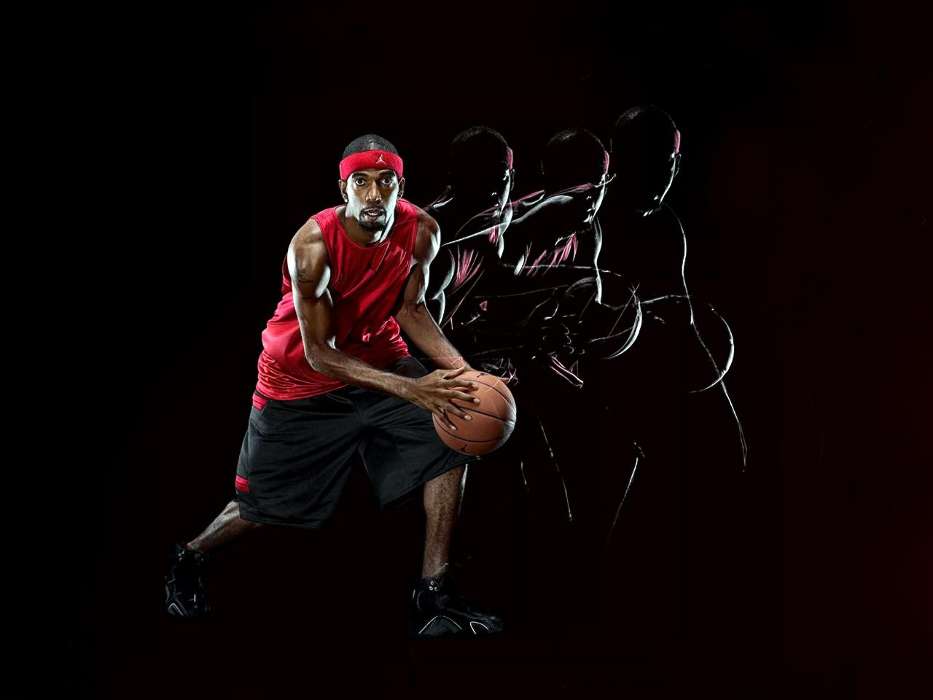 Download Mobile Wallpaper Sports, Basketball For Free - Multi Exposure Basket - HD Wallpaper 
