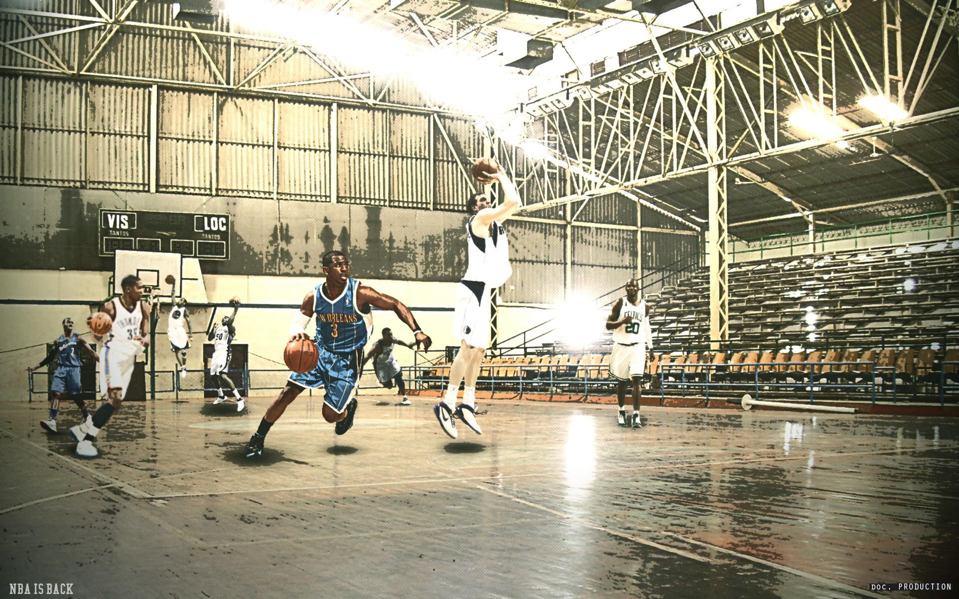 Basketball Court Backgrounds, Hq, Claudette Fish - 1920 Basketball Court - HD Wallpaper 