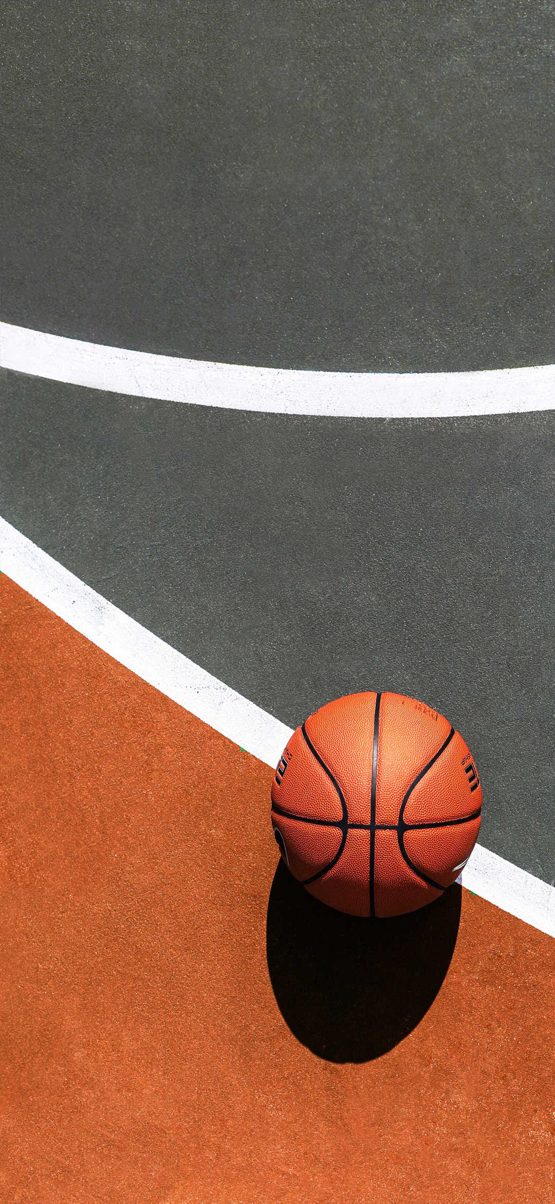Minimalist Wallpaper - Shoot Basketball - HD Wallpaper 