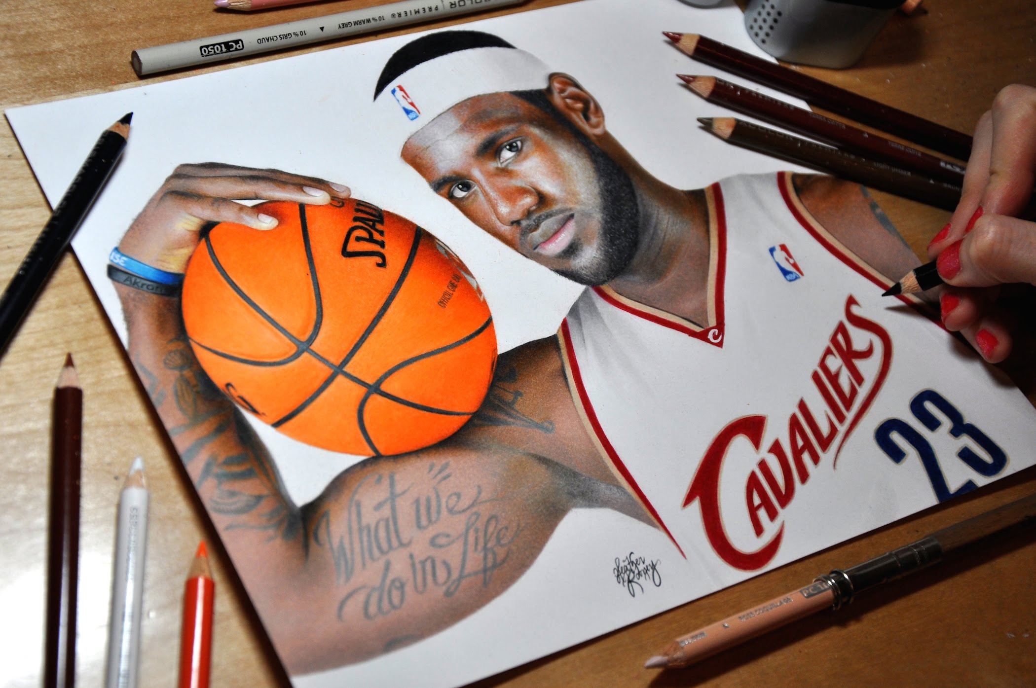 Drawing Cool Lebron James - HD Wallpaper 