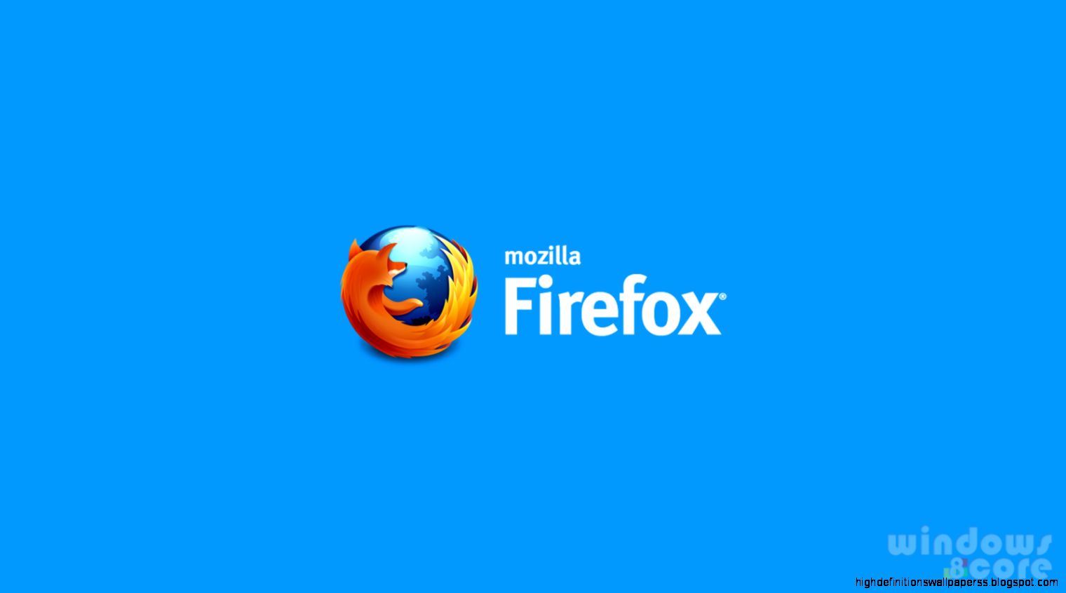 Mozilla Firefox Logo Windows 8 Hd Wallpaper 7782 Wallpaper - Mozilla Firefox - HD Wallpaper 